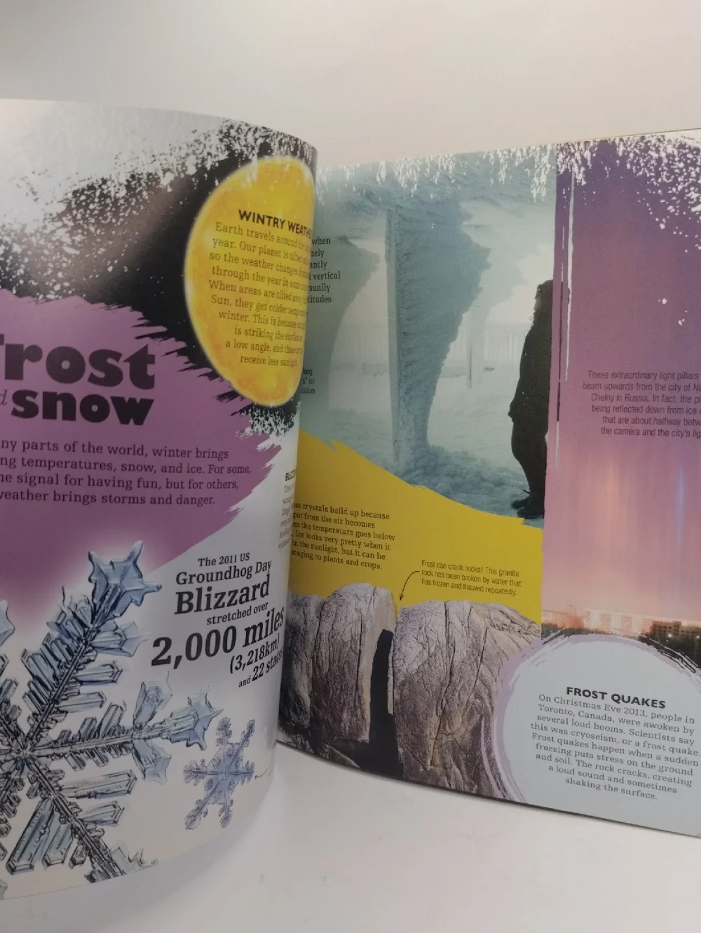 The Hot Book / The Cold Book Scholastic 2015, Ages 7+ STEM, 2 Books In 1